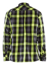 Blåkläder 3299 Flannelskjorte nærbillede med logo