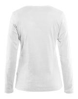 Blåkläder 3301 Dame T-shirt lang ærme produktbillede med logo