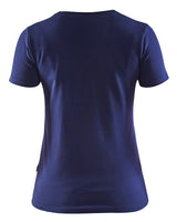 Blåkläder 3304 Dame T-shirt produktbillede med tryk