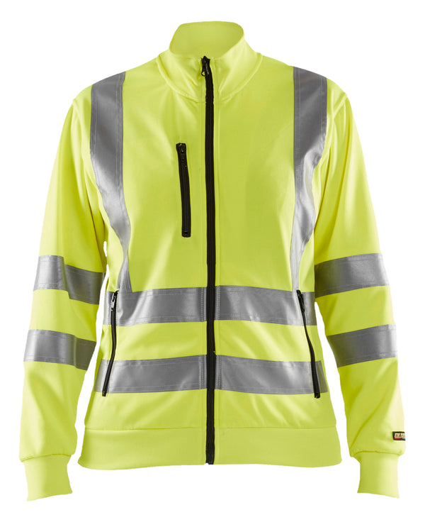 Blåkläder 3308 Dame High Vis Sweatshirt med tryk eller logo – arbejdstøj og firmatøj