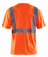Blåkläder 3313 High Vis T-shirt nærbillede med logo