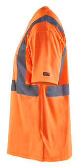 Blåkläder 3313 High Vis T-shirt produktbillede med tryk