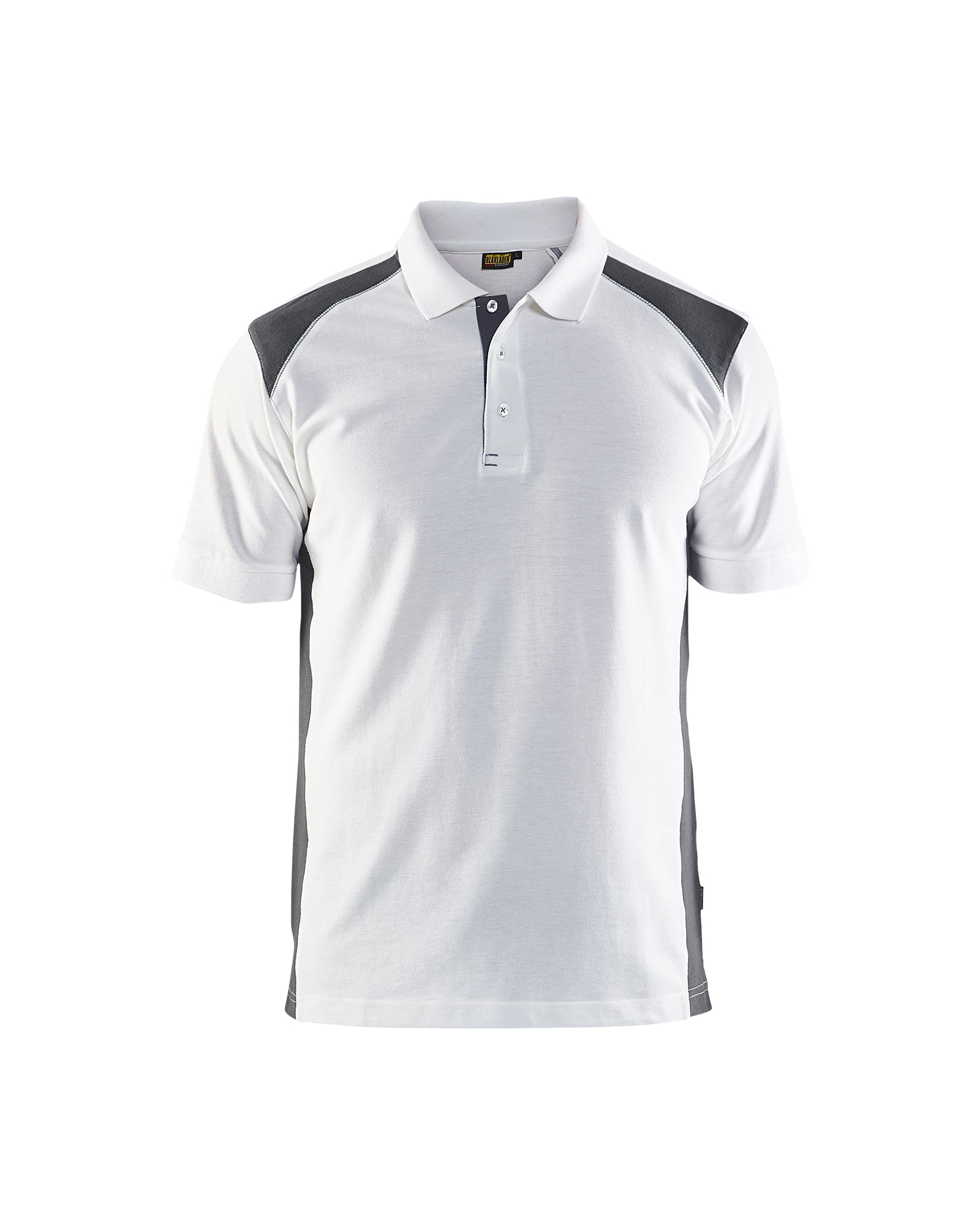 Blåkläder 3324 Poloshirt, Hvid/Mørk Grå