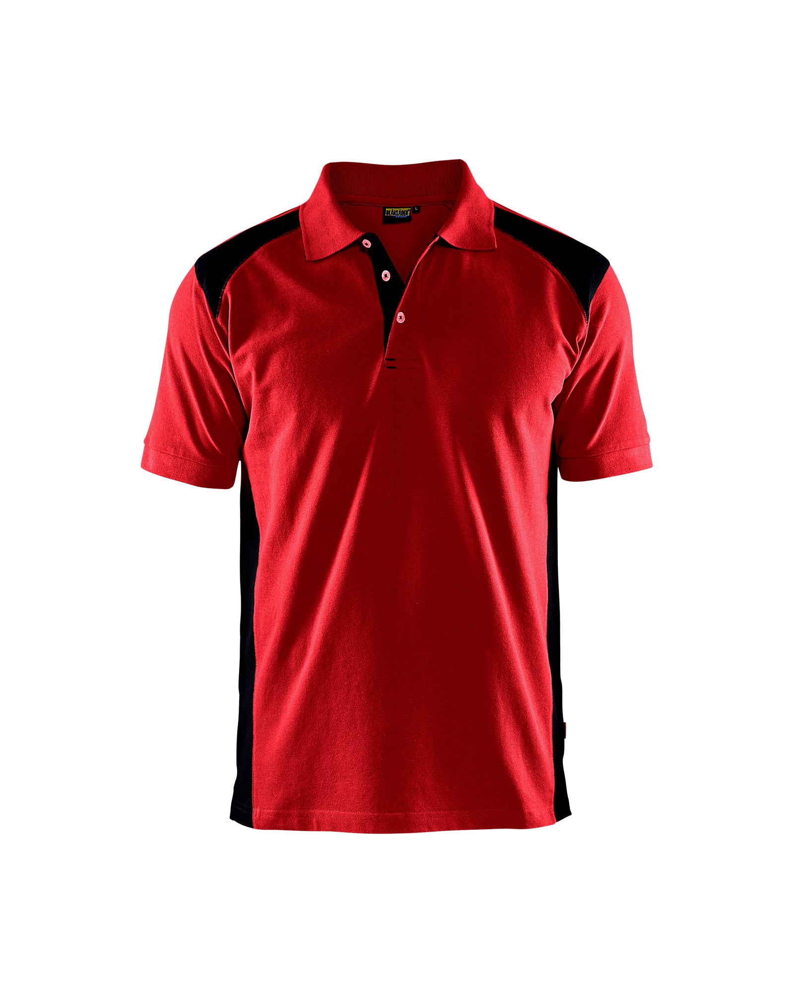 Blåkläder 3324 Poloshirt, Rød/Sort