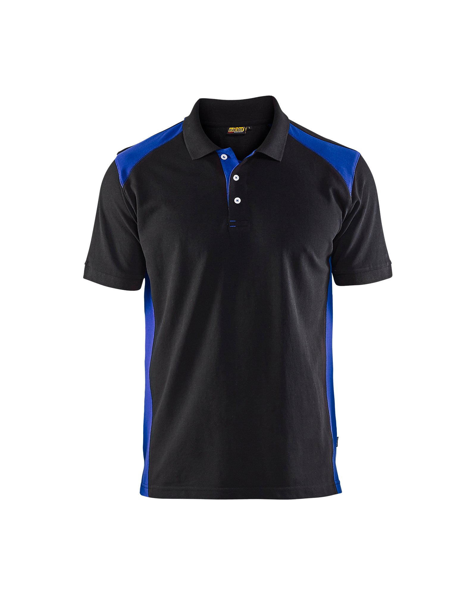 Blåkläder 3324 Poloshirt, Sort/Koboltblå