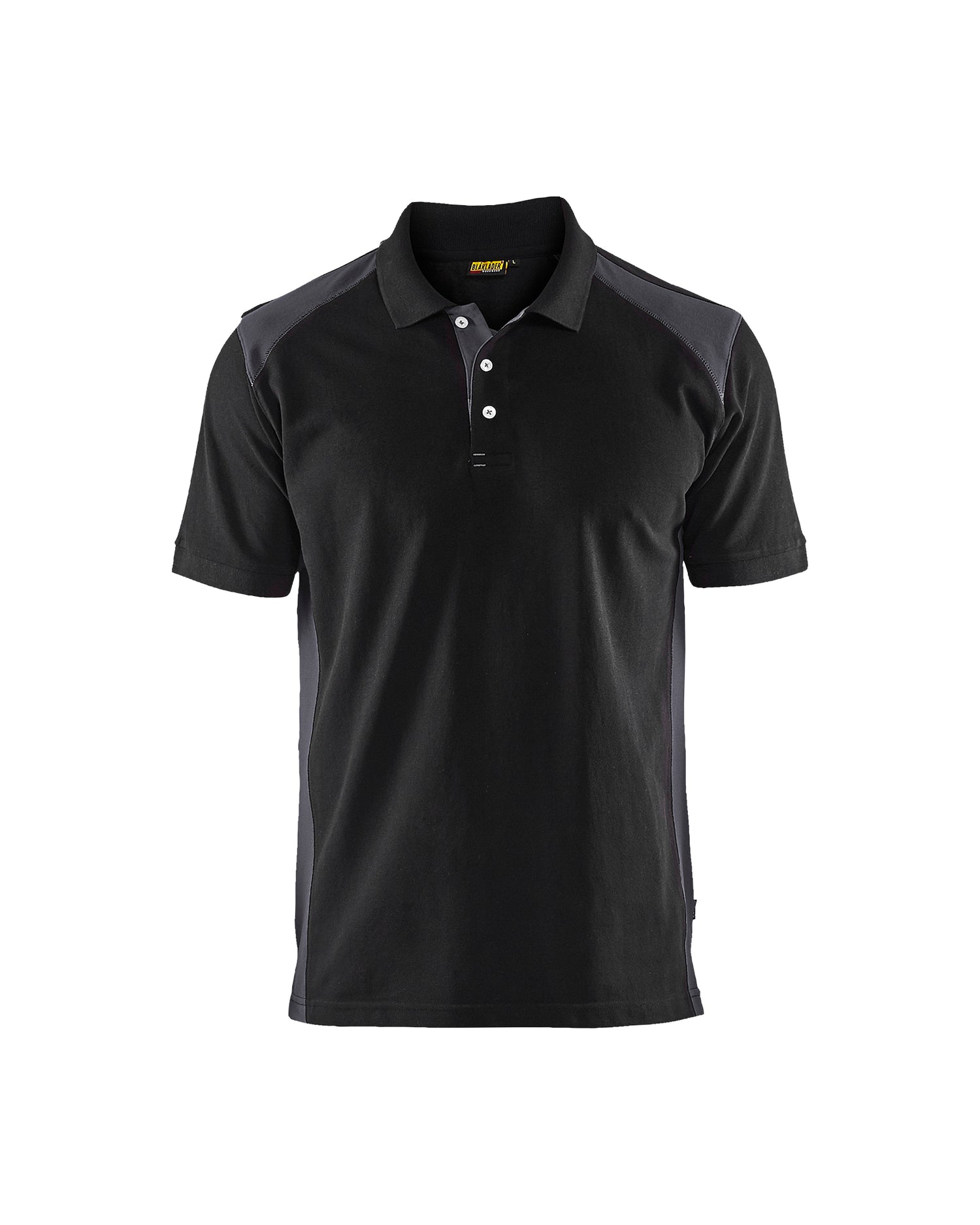 Blåkläder 3324 Poloshirt, Sort/Mellemgrå