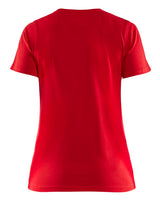 Blåkläder 3334 Dame T-shirt nærbillede med tryk