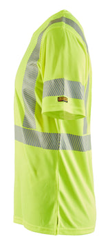 Blåkläder 3336 Dame High Vis T-shirt produktfoto med tryk