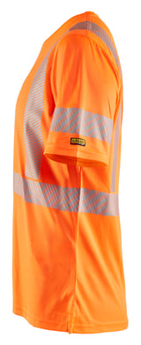 Blåkläder 3336 Dame High Vis T-shirt produktbillede med tryk