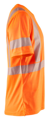 Blåkläder 3336 Dame High Vis T-shirt produktfoto til broderi