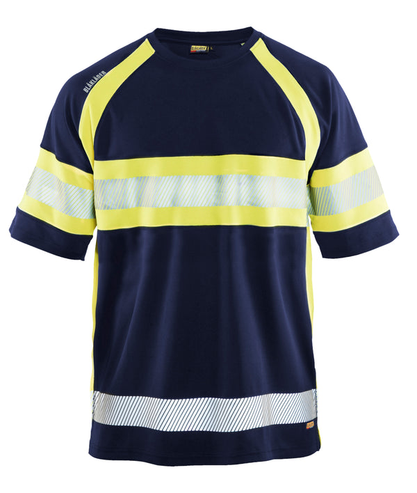 Blåkläder 3337 High Vis UV T-shirt med tryk eller logo – arbejdstøj og firmatøj