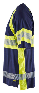 Blåkläder 3337 High Vis UV T-shirt produktfoto med tryk