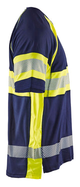 Blåkläder 3337 High Vis UV T-shirt detalje til broderi
