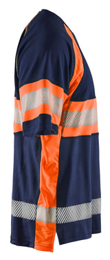 Blåkläder 3337 High Vis UV T-shirt produktfoto til broderi