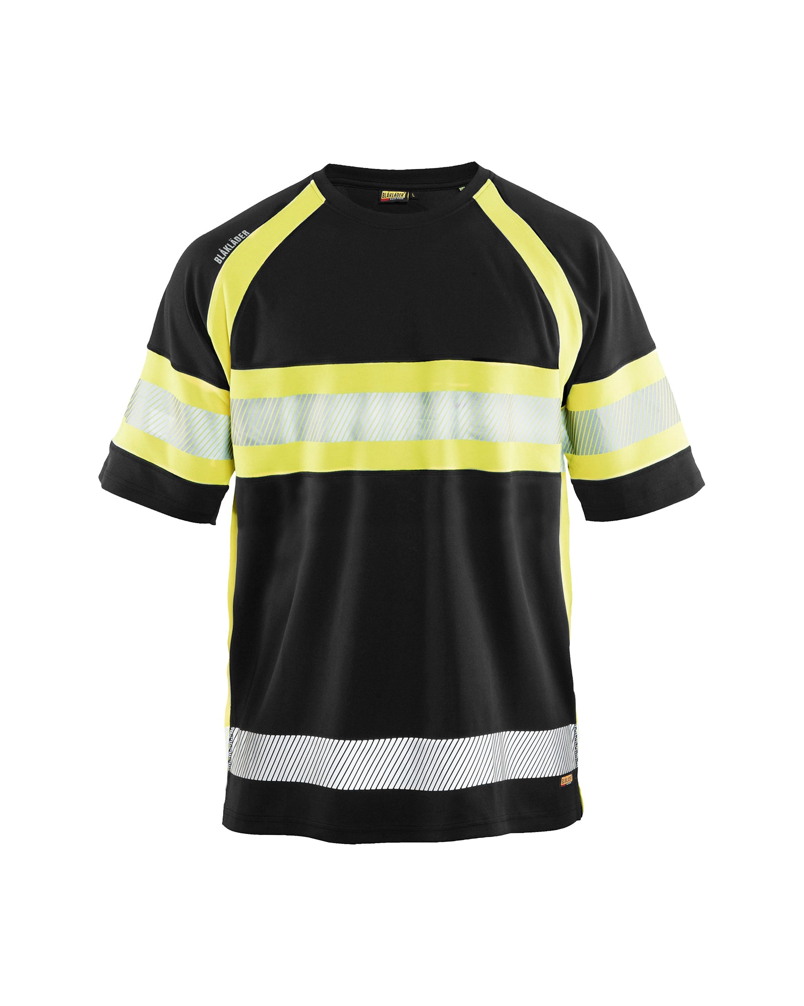 Blåkläder 3337 High Vis UV T-shirt, Sort/High Vis Gul