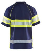 Blåkläder 3338 High Vis UV Poloshirt produktbillede med logo