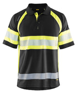 Blåkläder 3338 High Vis UV Poloshirt detalje med firmalogo