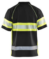 Blåkläder 3338 High Vis UV Poloshirt materiale med logo