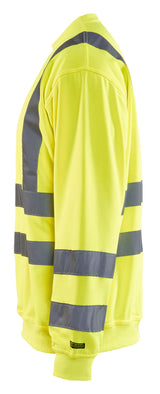 Blåkläder 3341 High Vis Sweatshirt produktfoto med tryk