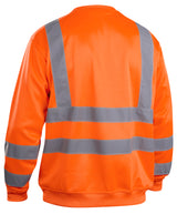 Blåkläder 3341 High Vis Sweatshirt nærbillede med logo