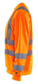 Blåkläder 3341 High Vis Sweatshirt produktbillede med tryk