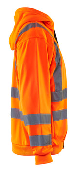 Blåkläder 3346 High Vis Hættetrøje produktbillede med tryk