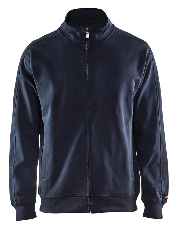 Blåkläder 3349 Sweatshirt full zip med tryk eller logo – arbejdstøj og firmatøj