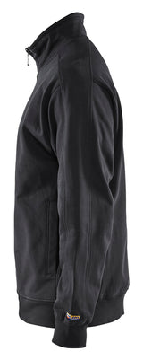 Blåkläder 3349 Sweatshirt full zip nærbillede med tryk