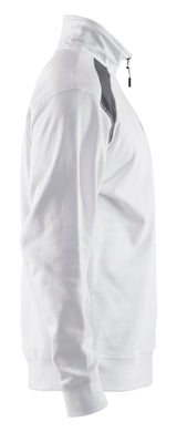 Blåkläder 3353 Sweatshirt half zip produktfoto med tryk