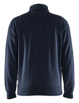Blåkläder 3353 Sweatshirt half zip detalje med firmalogo