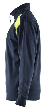 Blåkläder 3353 Sweatshirt half zip materiale med logo