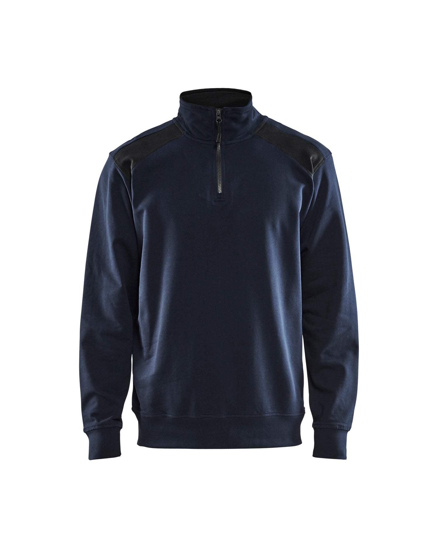 Blåkläder 3353 Sweatshirt half zip, Mørk Marineblå/Sort