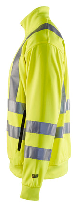 Blåkläder 3358 High Vis Sweatshirt produktfoto med tryk
