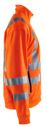 Blåkläder 3358 High Vis Sweatshirt produktfoto til broderi