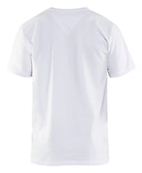 Blåkläder 3360 T-shirt V-udskæring produktbillede med logo