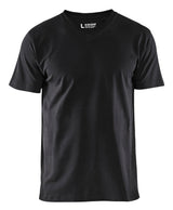 Blåkläder 3360 T-shirt V-udskæring produktbillede med tryk