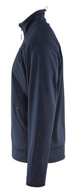 Blåkläder 3362 Sweatshirt full zip nærbillede med tryk