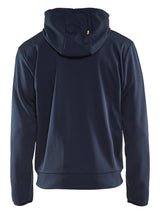 Blåkläder 3363 Hættetrøje full zip nærbillede med logo