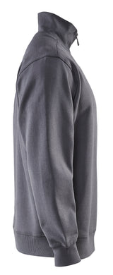 Blåkläder 3365 Sweatshirt half-zip nærbillede med logo