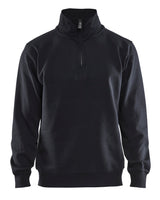 Blåkläder 3365 Sweatshirt half-zip produktbillede med tryk