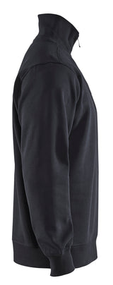 Blåkläder 3365 Sweatshirt half-zip detalje med firmalogo