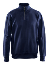 Blåkläder 3369 Sweatshirt half zip materiale med firmalogo
