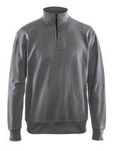 Blåkläder 3369 Sweatshirt half zip produktbillede med tryk