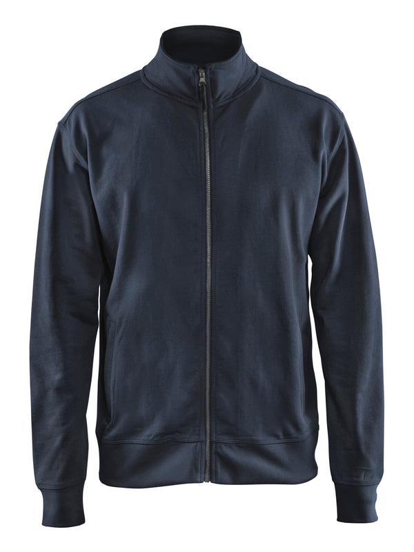 Blåkläder 3371 Sweatshirt full zip med tryk eller logo – arbejdstøj og firmatøj