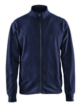 Blåkläder 3371 Sweatshirt full zip produktfoto med tryk