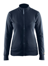 Blåkläder 3372 Dame Sweatshirt full zip med tryk eller logo – arbejdstøj og firmatøj