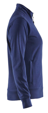 Blåkläder 3372 Dame Sweatshirt full zip nærbillede med logo