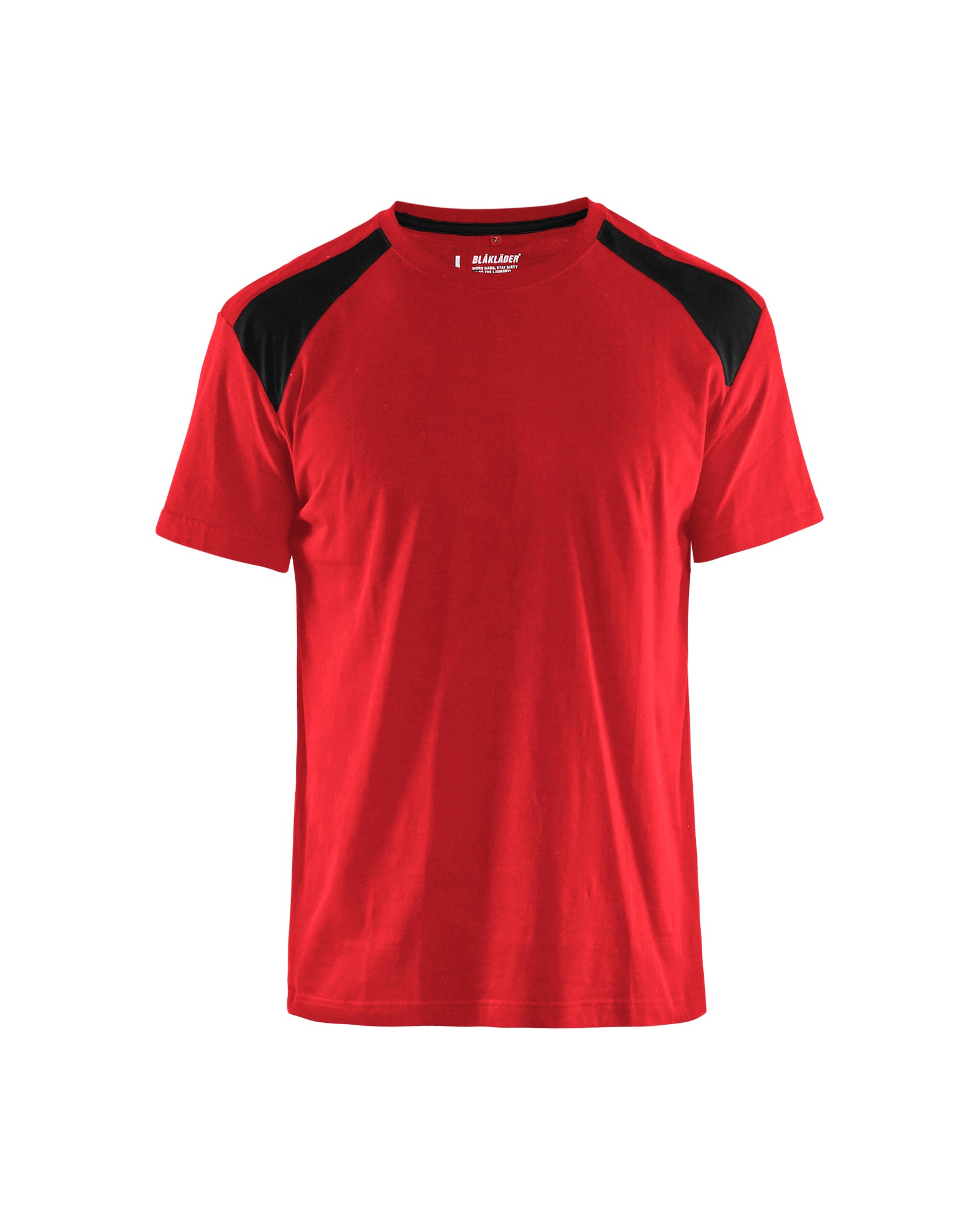 Blåkläder 3379 T-shirt, Rød/Sort