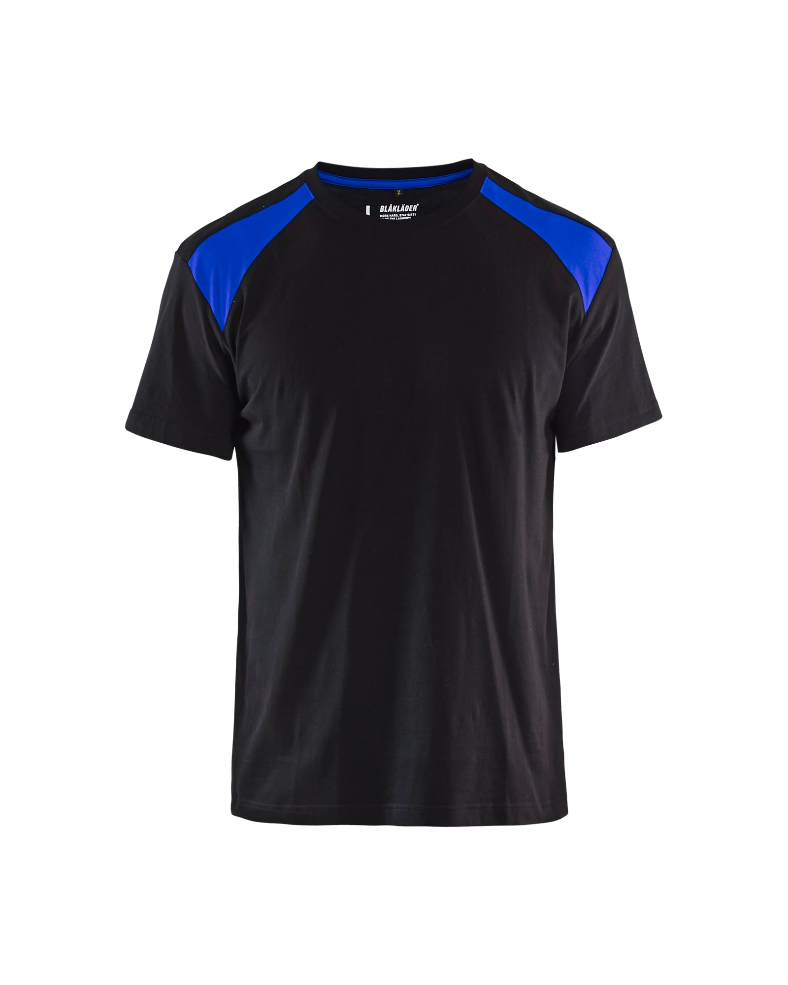 Blåkläder 3379 T-shirt, Sort/Koboltblå