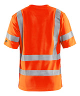Blåkläder 3380 High Vis UV T-shirt nærbillede med logo